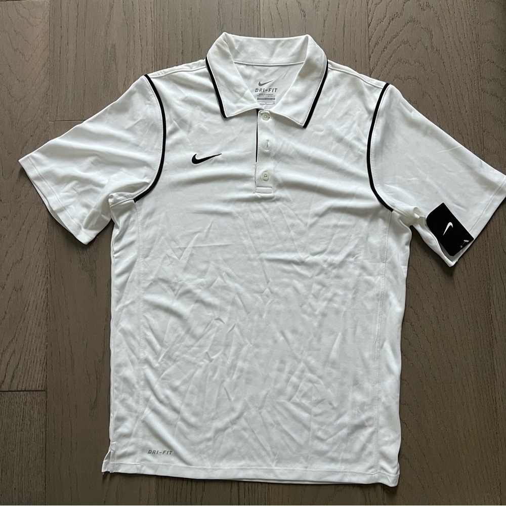Nike Golf Shirt White Small NWT